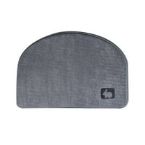 Hiroekza Slow-rebound Bathroom Rugs Non Slip Washable Bath Mat 40x60cm Quick Dry Anti Mold Shower Rug Cloud Comfort Bath Rug For Bathroom Floor Tub and Shower Modern Gray