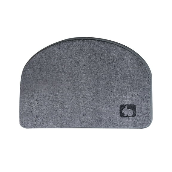 Hiroekza Slow-rebound Bathroom Rugs Non Slip Washable Bath Mat 40x60cm Quick Dry Anti Mold Shower Rug Cloud Comfort Bath Rug For Bathroom Floor Tub and Shower Modern Gray