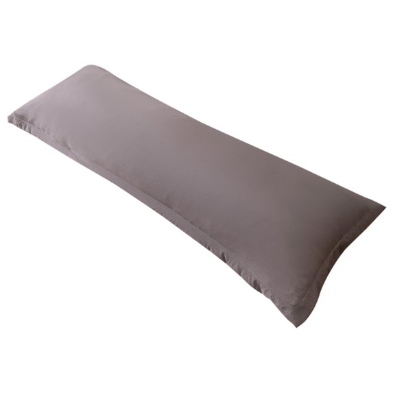 Hiroekza Soft Long Pillowcase Cover - Wrinkle & Shrinkage Resistant & Machine Washable - Multiple Colors Available Gray