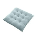 thumbnail image 1 of Hiroekza Solid Color Frosted Chair Cushion Dining Chair Cushion Office Student And Winter Seat Cushion Non Fading Sky Blue, 1 of 3