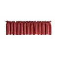 thumbnail image 1 of Hiroekza Solid Color Window Valance - Cottage Style, Polyester, Rod Pocket, Light Blocking for Kitchen/Living Room 54 x 18 Inch Red, 1 of 6