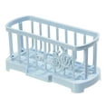 thumbnail image 1 of Hiroekza Sponge Holder Kitchen Sink Stand Rack with Drain Holes - Quick-Dry Sponge Caddy Organizer for Kitchen & Bathroom Sinks Blue, 1 of 6