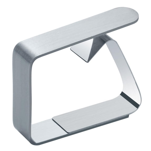 Hiroekza Stainless Steel Tablecloth Clips - Heavy Duty Table Cloth Clamps for Party, Picnic, Indoor/Outdoor Dining - Rustproof Table Clip Fits 0.5 to 2 Inch Thicknesses Table Silver