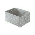 thumbnail image 1 of Hiroekza Storage Baskets Fabric Collapsible Storage Bin for Home Clothing Toys - Cloth Basket with Handles, Multi-Size Organizer for Shelves Nursery Closet 12.2x8.3x5.1in Gray, 1 of 6