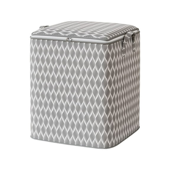 Hiroekza Storage Box Heavy Duty Storage Box With Reinforced Carrying Handles Oversized Clothing Quilt Storage Box Moving Packing Box Thickened Double Zipper Saves Travel Space