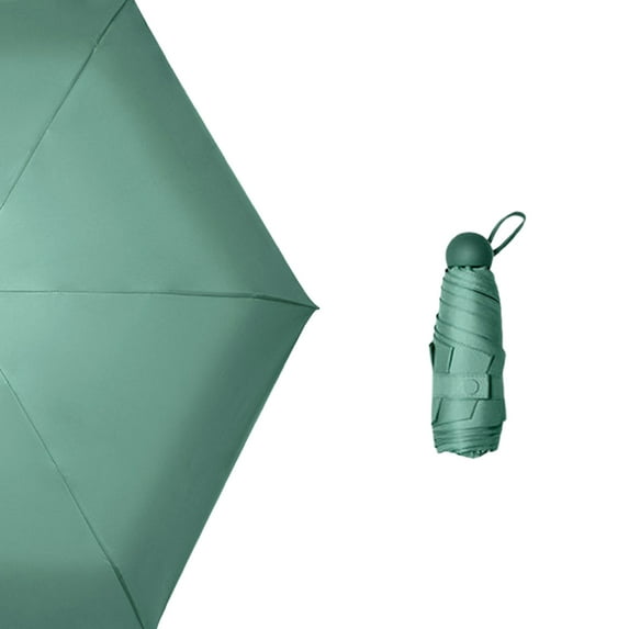 Hiroekza Stylish Ultralight Mini Sun & Rain Umbrella - Portable, Compact, & Fashionable for Women Army Green