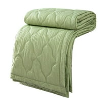 Hiroekza Summer Cooling Comforter Throw Blanket for Hot Sleepers - Skin-friendly, Ice Silk Lightweight Quilt, 100x150cm, Machine Washable, Perfect for Air Conditioning Use Green