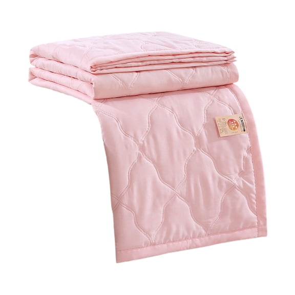 Hiroekza Throw Summer Cooler Blanket For Hot Sleepers And Night Sweats Cooler Comforter Double Sided Cold Effect Blanket Cooler Fiber Ice Blanket For All-Season Lightweight Light Pink