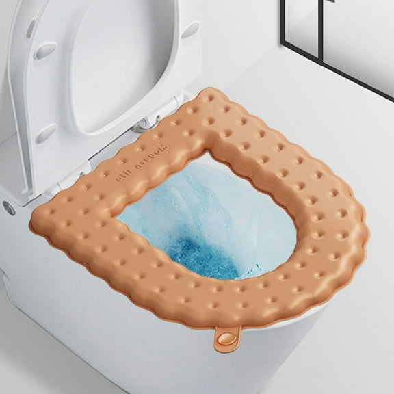Hiroekza Toilet Seat Covers,Household Toilet Seat Cushion Universal Use Plastic Toilet Seat Cover Summer Season Washable Toilet Seat Cushion O Shape Clearance