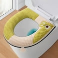 thumbnail image 1 of Hiroekza Toilet Seat Covers,Toilet Seat Cushion With Adhesive Buckle Little Bears Toilet Seat Cushion With Handle Toilet Seat Cushion Toilet Seat Ring Clearance, 1 of 6