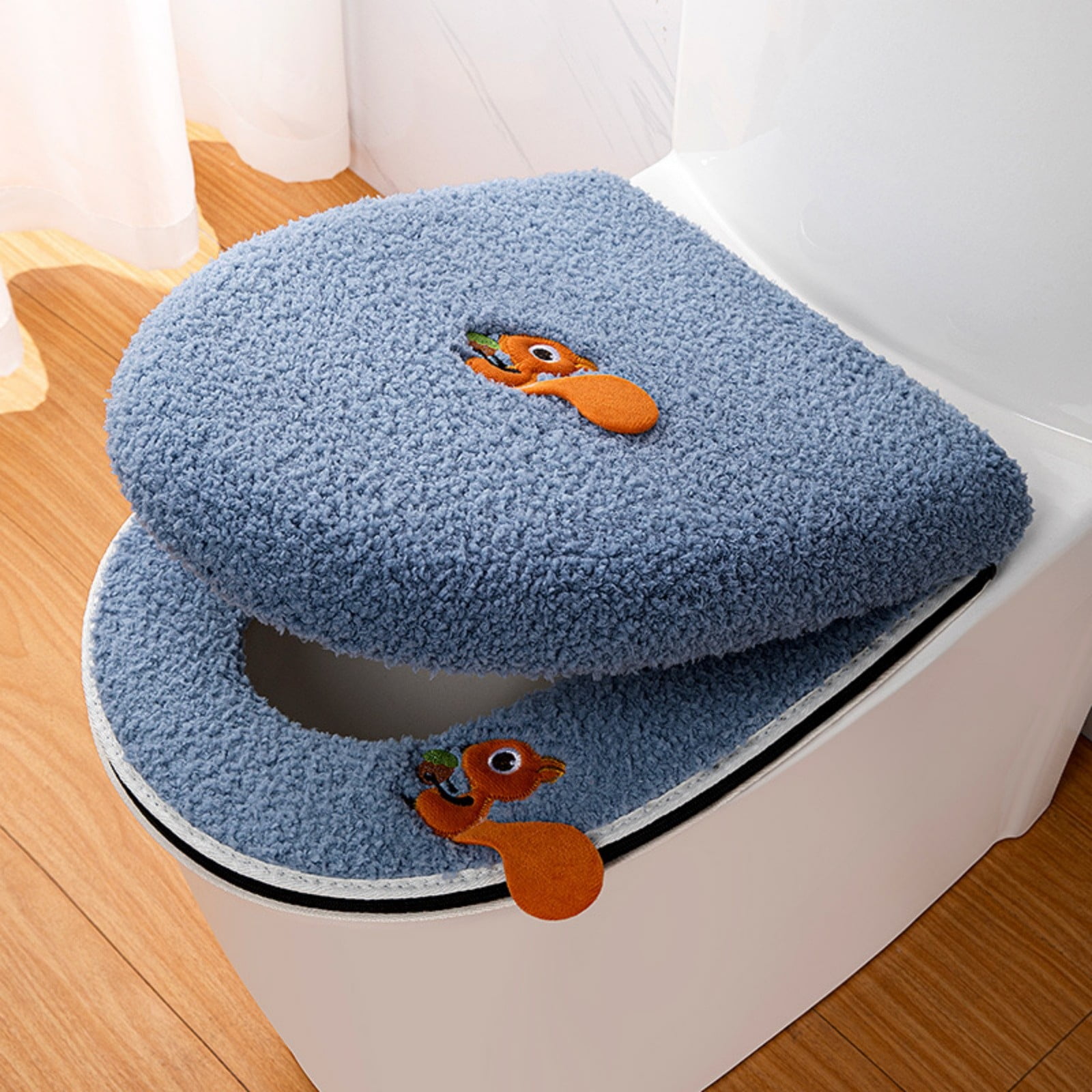 Hiroekza Toilet Seat Covers,Toilet Seat Set Of Two Winter Warm ...