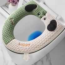 Hiroekza Toilet Seat Covers,Winter Models Of The Toilet Seat Plushs Toilet Seat Cushion Thickened Toilet Seat Washable Toilet Seat Washers Clearance