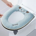 thumbnail image 1 of Hiroekza Toilet Seat Covers,Zipper Model Toilet Seat Household Embroidery Sitting Washer Toilet Seat Cover Cute Washer Four Seasons Universal Toilet Seat Clearance, 1 of 6