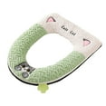 thumbnail image 1 of Hiroekza Toilet Seat Covers,Zipper Model Toilet Seat Household Embroidery Sitting Washer Toilet Seat Cover Cute Washer Four Seasons Universal Toilet Seat Clearance, 1 of 6