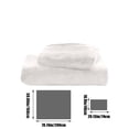 thumbnail image 1 of Hiroekza Twin Bed Sheets, Twin Size Flat Sheet - Machine Washable Bed Sheet for Tiwn Size Bed, Twin Fitted Sheet Wrinkle-Free Microfier Bed Sheet for Cooler Bed, School & Dormitories, 1 of 6