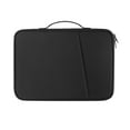 thumbnail image 1 of Hiroekza Universal Tablet Sleeve Case for 10.1 Inch Android Tablets - Lightweight Polyester Laptop Bag with Large Capacity for Notebooks & Accessories - Multi-Function Handbag or Backpack Black, 1 of 6