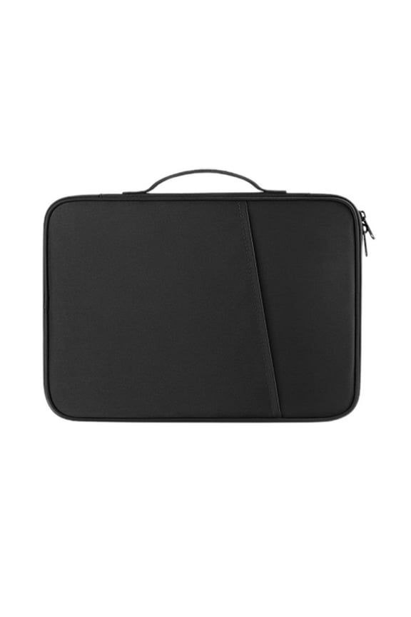 Universal Tablet Sleeve Case for 10.1 Inch Android Tablets - Lightweight Polyester Laptop Bag with Large Capacity for Notebooks & Accessories - Multi-Function Handbag or Backpack Black