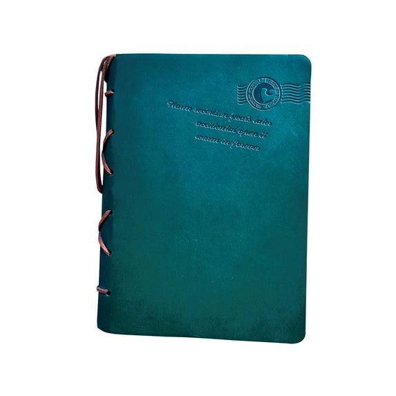 Hiroekza Vintage Key String Leather Notebook Diary 14X10.5cm 160 Sheets (320 Pages) Leather + Paper Journal for Writing & Note Taking