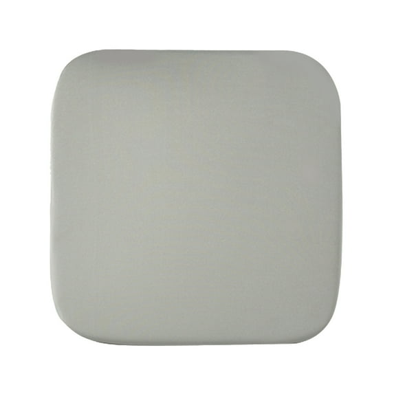 Hiroekza Vintage Style Rectangle Knitted Cotton Foam Seat Cushion, Tatami (14inch, 1pcs) - Skin-friendly, Solid Color, Comfortable & Washable for Office, Home, and Outdoor Use Gray