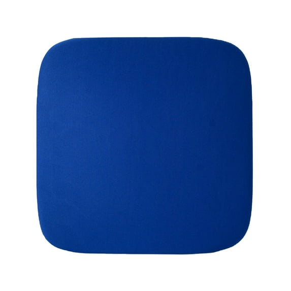 Hiroekza Vintage Style Rectangle Knitted Cotton Foam Seat Cushion, Tatami (14inch, 1pcs) - Skin-friendly, Solid Color, Comfortable & Washable for Office, Home, and Outdoor Use Blue