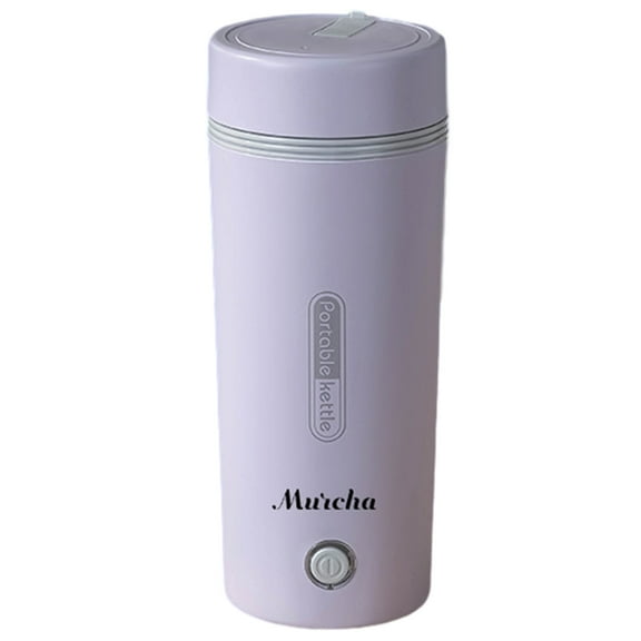 Hiroekza Water Bottles Travel Kettle Car Kettle Portable Kettle, 3 in 1 Mini Car Kettle , Fast Water Boil Small Tea Pot, Automatic Shut Off Tea Kettle, Water Heater for Tea Travel Bottles