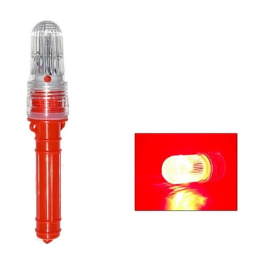 Hiroekza Waterproof Emergency Flares for Boats & Fishing Nets - High Visibility Safety Signals with Multi-Mode Lighting Red