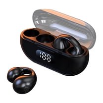 Hiroekza Wireless Earbuds Wireless Ear Clip Skeleton Conduction Headphones Bluetooth 5.3 Waterproofs Open Earphones Suitable for Running Sports Cycling Driving Ear Buds Wireless Bluetooth Earbuds