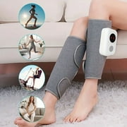 Hiroke Leg Massager, Calf Air Compression Massager with Heat, Cordless Air Compression Leg Massager for Circulation, Calf Massager with 3 Intensities,Gray