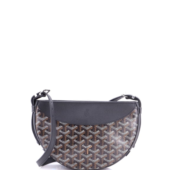 Hirondelle Shoulder Bag Coated Canvas and Leather By Rebag