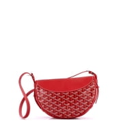 Hirondelle Shoulder Bag Coated Canvas and Leather By Rebag