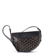Hirondelle Shoulder Bag Coated Canvas and Leather By Rebag