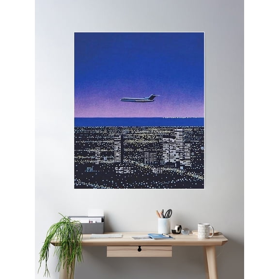 Hiroshi Nagai From Japanese Poster Poster Wall Art, Modern Wall Decor For Living Room Bedroom, 8x12 UNFRAMED