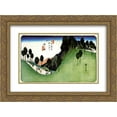 thumbnail image 1 of Hiroshige 2x Matted 24x20 Gold Ornate Framed Art Print 'Ashida', 1 of 2