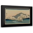 thumbnail image 1 of Hiroshige, Ando 14x11 Black Modern Framed Museum Art Print Titled - A Grove of Cherry Trees (Sakura namiki zu), 1900, 1 of 5