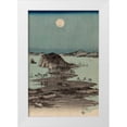 thumbnail image 1 of Hiroshige, Ando 17x24 White Modern Wood Framed Museum Art Print Titled - Evening view of the eight famous sites at Kanazawa in Musashi Province #2, 1 of 4