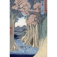 thumbnail image 1 of Hiroshige "The Monkey Bridge in the Kai Province" (19th) Wall Decal, 1 of 2