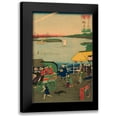 thumbnail image 1 of Hiroshige, Utagawa 13x18 Black Modern Framed Museum Art Print Titled - Famous places in Tokyo: real view of Takanawa (Tokyo meisho Takanawa no shinkei) #3, 1870, 1 of 5