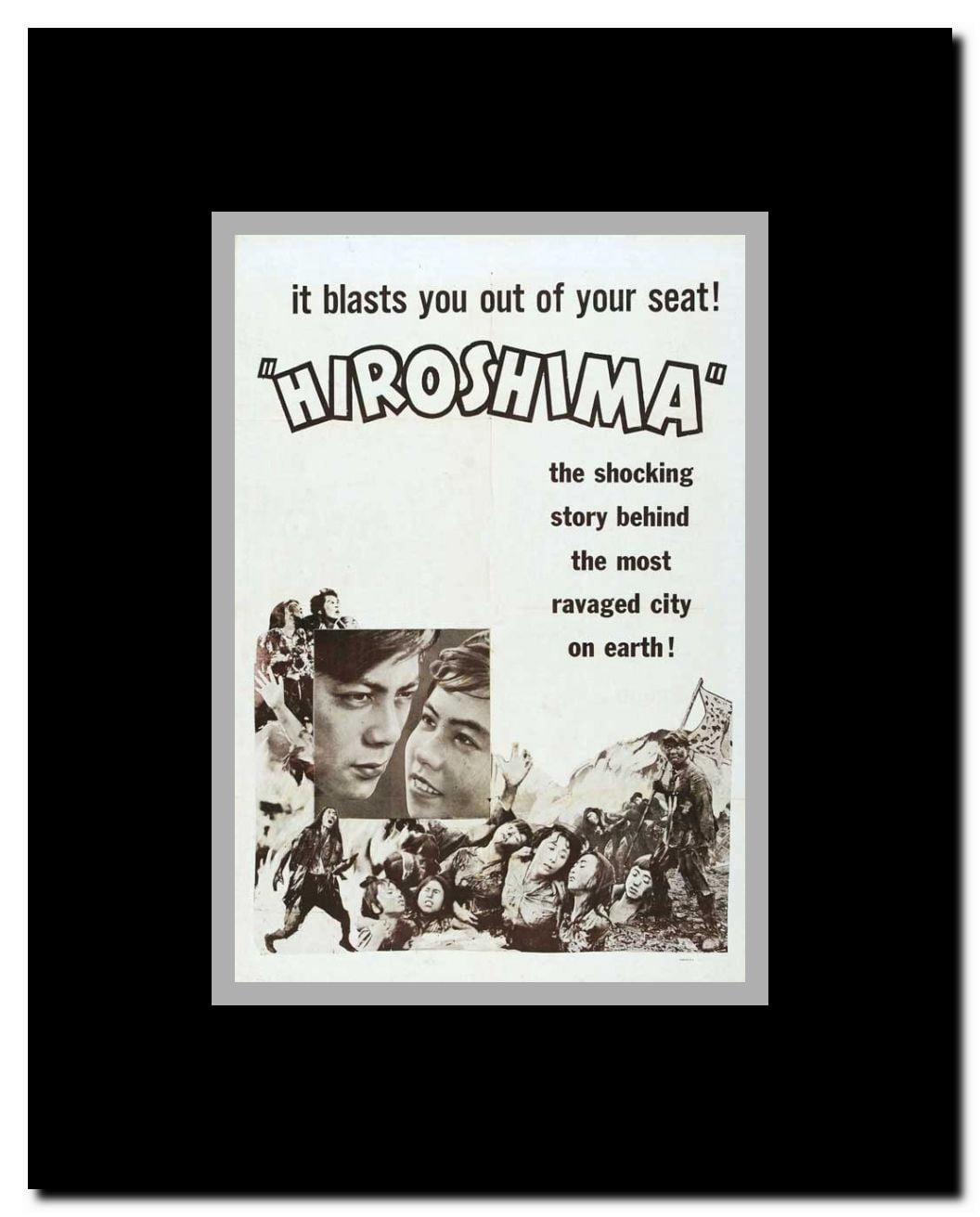 Hiroshima Framed Movie Poster