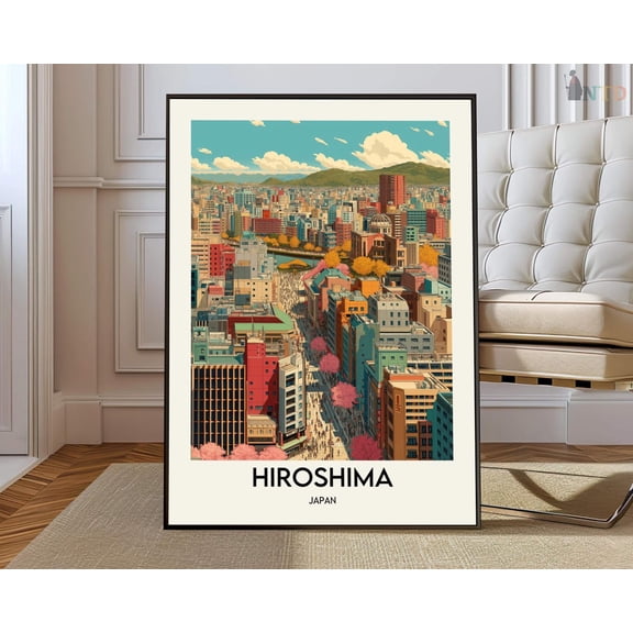Hiroshima Japan Poster Unframed Paper Print
