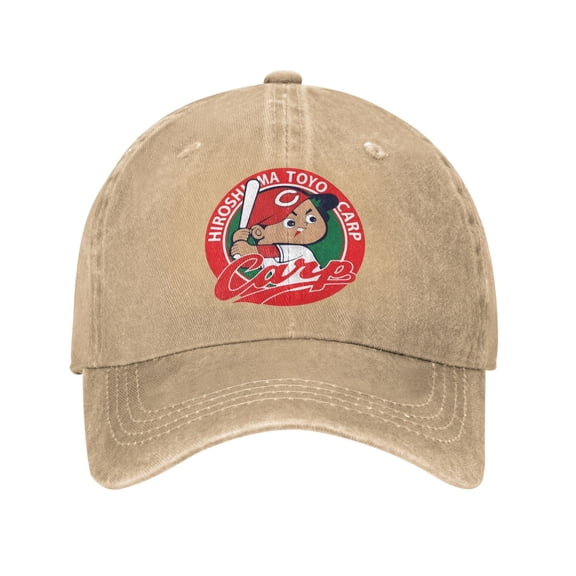 Hiroshima Toyo Carp Hat Washed Cotton Baseball Cap