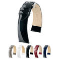 thumbnail image 1 of Hirsch Diva Leather Watch Strap - Black - M - 14mm - Silver Buckle, 1 of 9