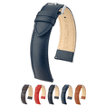 thumbnail image 1 of Hirsch Kent Artisan Leather Watch Strap - Blue - L - 20mm - Silver Buckle, 1 of 9