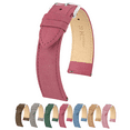 thumbnail image 1 of Hirsch Osiris Nubuck Leather Watch Strap - Burgundy - M - 20mm - Silver Buckle, 1 of 9