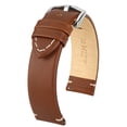 thumbnail image 1 of Hirsch Ranger Leather Watch Strap - Golden Brown - L - 20mm - Silver Buckle, 1 of 9