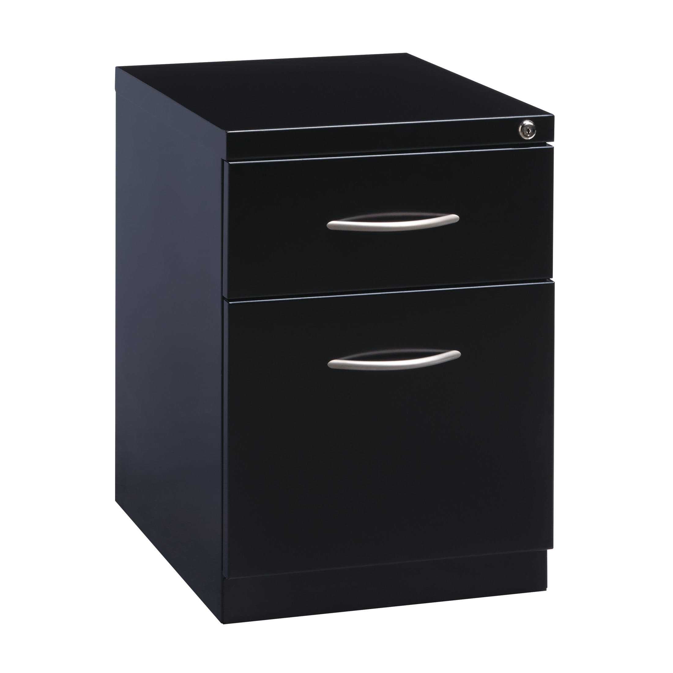 Easy Box File Hirsh 20-in Deep Mobile Pedestal File 2-Drawer Box/File with Arch Pull ...