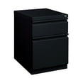thumbnail image 1 of Hirsh 20" Deep Mobile Pedestal File Cabinet 2 Drawer Box-File, Letter Width, Black, 1 of 8