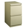thumbnail image 1 of Hirsh 20" Deep Mobile Pedestal File Cabinet 2 Drawer File-File, Letter Width, Putty, 1 of 8