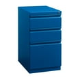 thumbnail image 1 of Hirsh 20" Deep Mobile Pedestal File Cabinet 3 Drawer Box-Box-File, Letter Width, Blue, 1 of 8