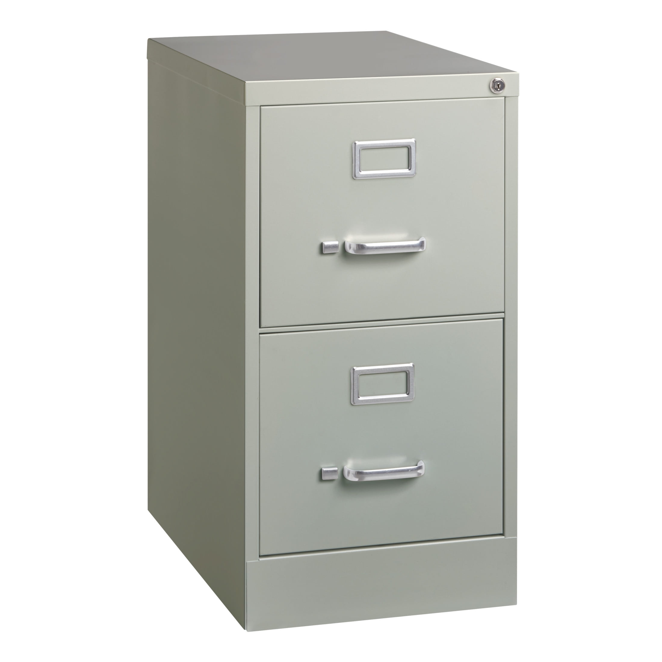 Hirsh Locking Home Office 25 Deep 2 Drawer Legal Width Metal Vertical File Cabinet Commercial Grade Gray Walmart