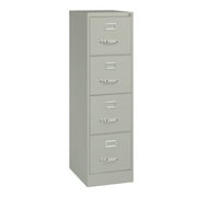 Hirsh 22-in Deep 4-Drawer Metal Letter Width Vertical File Cabinet Light Gray